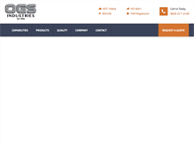 Tablet Screenshot of ogsindustries.com